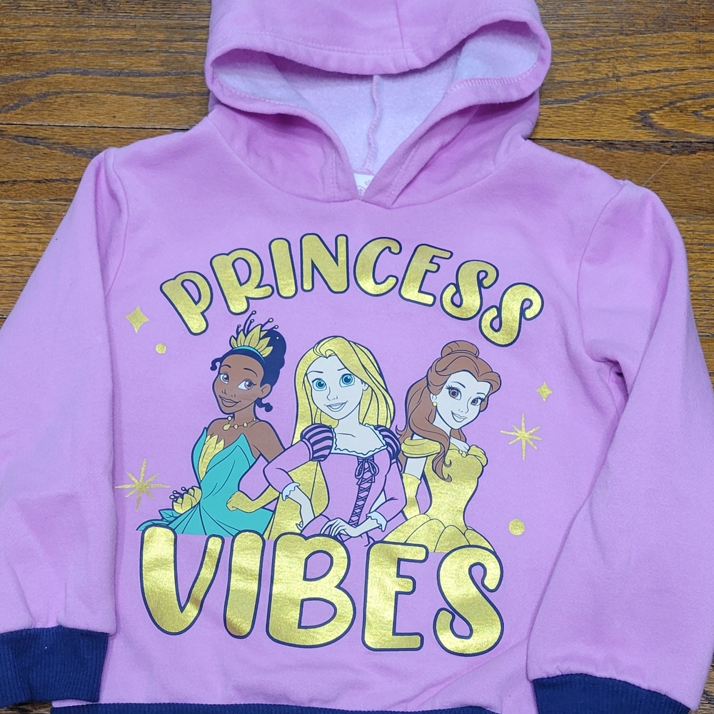 Disney Princess Vibes Pink Hoodie for Kids